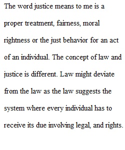 Analyze The Differences Of Law & Justice